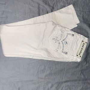 Rock Revival Cream Jeans